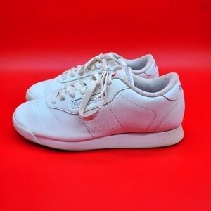 Reebok Classic All White Princess Club  Womens 7 Shoes #55037977
